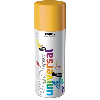 Barva ve spreji BIODUR Email Melounová žlutá RAL 1028 400ml