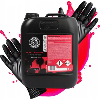 Autošampón Aktivní pěna Šampon Kyselý 2v1 Pro mytí vozidel 5L 5000ML Dual Shock
