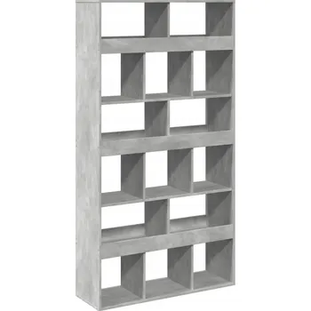 Knihovna Regál VidaXL 33 x 187,5 x 100 cm, světle šedý betonový vzhled