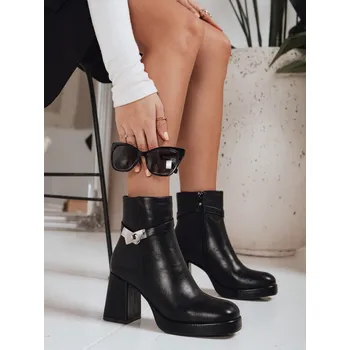 Dámské polobotky Dámské zateplené boty černé FashionStreet ZY1253 38