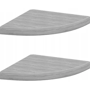 police Kovová police VidaXL 35 x 3,8 cm betonový vzhled