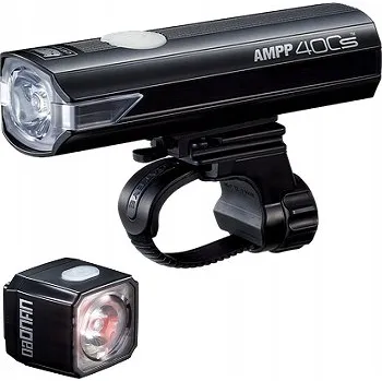 Cyklosvítilna Sada světel na kolo CATEYE AMPP 400S lm + NANO 60 LD830 USB C