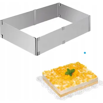 Forma na pečení Regulovatelná forma na forma na dort – obdélníkový, 5 cm