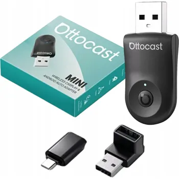 Bluetooth adaptér Adaptér do auta Ottocast CA505-T Mini CarPlay Bluetooth černý