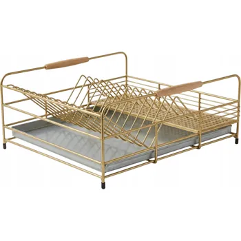 Odkapávač na nádobí ODKAPÁVAČ SUŠÁK PODLOŽKA ZLATÁ ODKAPÁVAČ NA NÁDOBÍ DO DŘEZU KUCHYŇSKÝ