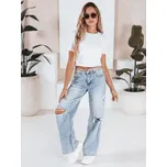 Dámské pytlovité džíny světle modré FashionStreet UY2805 S