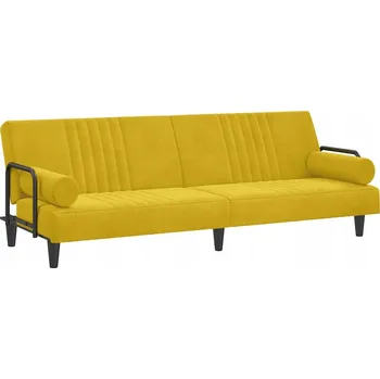Pohovka Pohovka VidaXL 205 x 100 cm látka žlutá