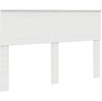 Čelo postele Lesklá bílá 140 cm Materiál dřevotříska