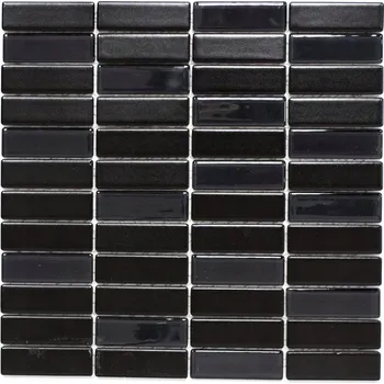 Obklad Mozaika WzorcowniaStudio 29,7 x 29 cm černá