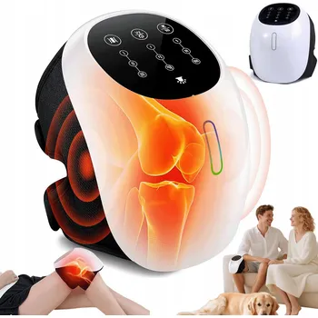 Masážní přístroj Masážní Přístroj Kolena 3 režimy s akumulátorem 2200 mah pro terapii teplem, vyhřívaný