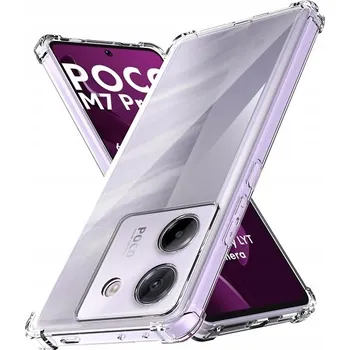 Pouzdro na mobilní telefon Zadní Kryt Pskom pro POCO M7 Pro bezbarvý