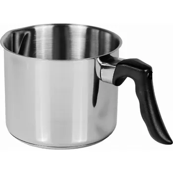 Hrnec Hrnec na vaření mléka Brunbest ocelový černý 1,5 l