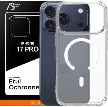 Pouzdro na mobilní telefon Zadní Kryt AligatorShield pro Apple iPhone 17 Pro bezbarvý