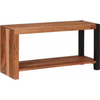 Knihovna Police na knihy Hnědá, Černá 80 x 30 x 40 cm