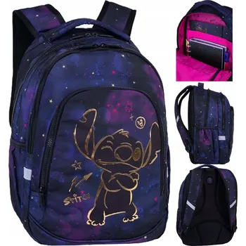 Školní batoh Vícekomorový Školní batoh Lilo a Stitch CoolPack, vícebarevný, 21 l