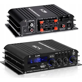 Hi-Fi Zesilovač HiFi audio zesilovač, S-299 4.1 kanálový Bluetooth 5.0 Mini domácí