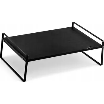 police SMUKEE Volně stojící kovová kuchyňská police 46 x 29,5 x 16 cm černá