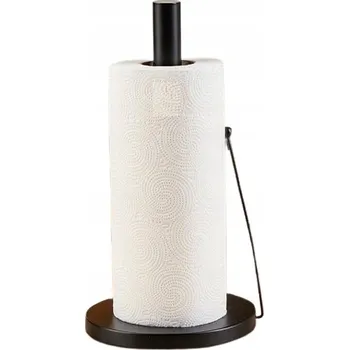 Utěrka SMUKEE Černý stojan na kuchyňské utěrky 15 x 15 x 32,5 cm