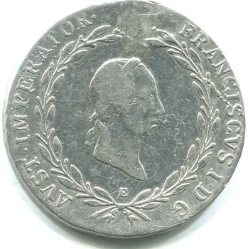 František II. 20 Kreuzer 1826/E. Gyulafehérvár. Ag.