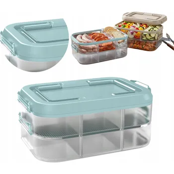 Dóza na potraviny NÁDOBA NA POTRAVINY NA DORT KRABIČKA PRO PŘEPRAVU NA GRILOVÁNÍ