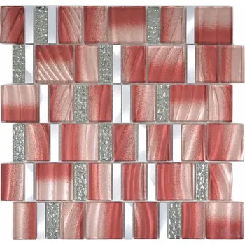 Obklad Mozaika WzorcowniaStudio 29,7 x 29,5 cm, odstíny červené