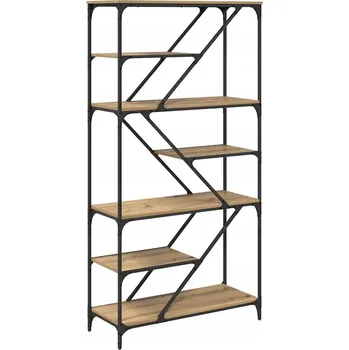 Knihovna Police na knihy Dub řemeslný 91 x 36 x 176 cm