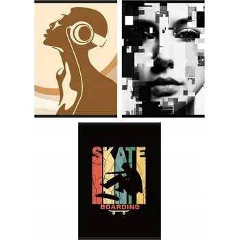 Sešit Sešit A4 s mřížkou Gimboo, 60 listů