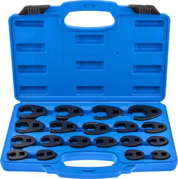 Klíč Otevřený očkový klíč Satra, sada 19 ks, 8-32 mm