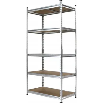 Dílenský regál Kovový skladový regál ENPRAG 183 x 80 x 40 cm, nosnost 175 kg na polici