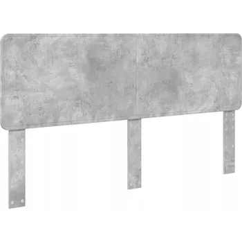 Čelo postele s čelo Betonově šedá 200 cm Kompozitní dřevo