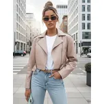 Dámská kožená bunda BADEN beige FashionStreet TY4336 S