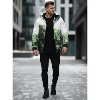 Pánská bunda Pánská zimní lyžařská bunda zelená FashionStreet TX5126 L