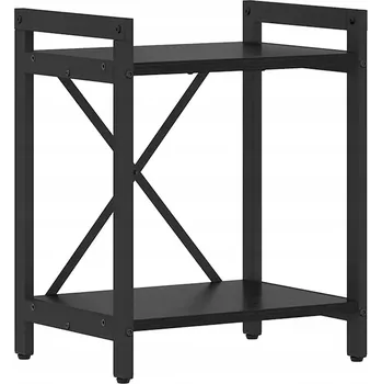 Knihovna Dřevěná police VidaXL 30 x 48,5 cm dub černý