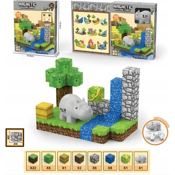 ostatní stavebnice Stavebnice KRYCHLE – zvířátka 47 ks