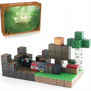 ostatní stavebnice Stavebnice kostky - Svět 87 dílků