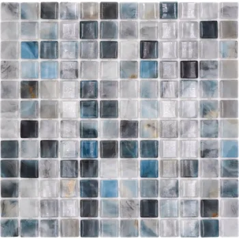 Obklad Mozaika WzorcowniaStudio 31,6 x 31,6 cm, odstíny šedé a stříbrná