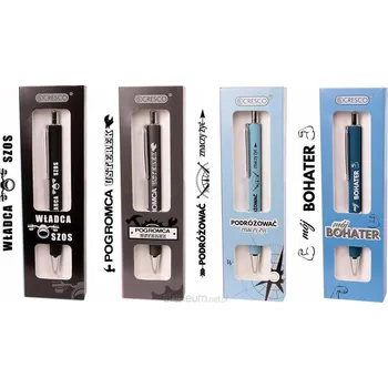 Propiska automatická modrá Cresco