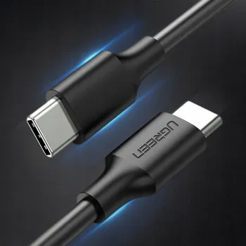 Datový kabel Kabel Ugreen USB typ C - USB typ C 1,5 m černý