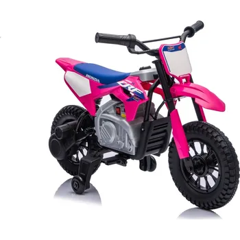 Dětské elektrovozidlo RKToys Elektrická motorka Honda CRF450R 12V růžová