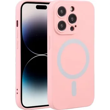 Pouzdro na mobilní telefon MagSilicone Case iPhone 15 Pro Pink