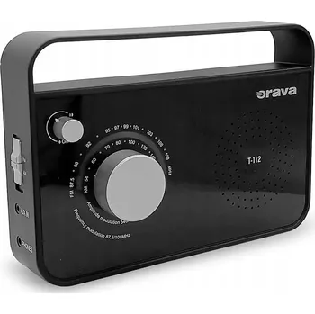 Radiopřijímač Síťové/bateriové rádio AM, FM Orava T-112 B