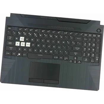 Náhradní klávesnice pro notebook Klávesnice pro Asus FA506Q FA506QM FA506QR 90Wh LED RGB s opěrkou dlaní a krytem