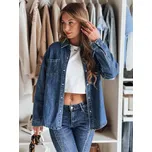 Dámská džínová košile OVERLLO modrá FashionStreet DY0454 XL