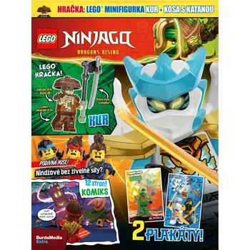 Kniha KOMIKS LEGO® NINJAGO® 02/2026 - Minifigurka KUR + KOSA S KATANOU