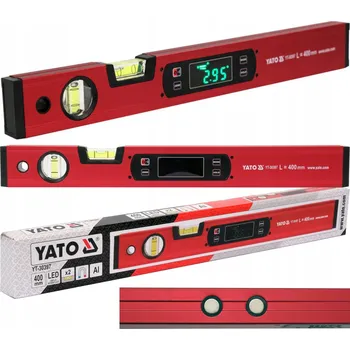 Vodováha YATO YT-30397 Elektronická vodováha 400 mm magnetická