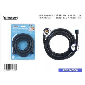 Sprchová hadice Odolná Černá Sprchová Hadice 2M