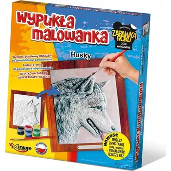 Obraz Vypouklá omalovánka Mirage Hobby Husky