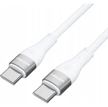Datový kabel Kabel Wozinsky USB typ C - USB typ C 2 m bílý