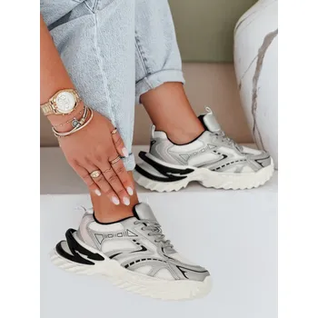 Dámské tenisky Dámské sportovní stříbrné tenisky FashionStreet ZY1007 40