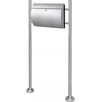 Železářství Poštovní schránka VidaXL šedá